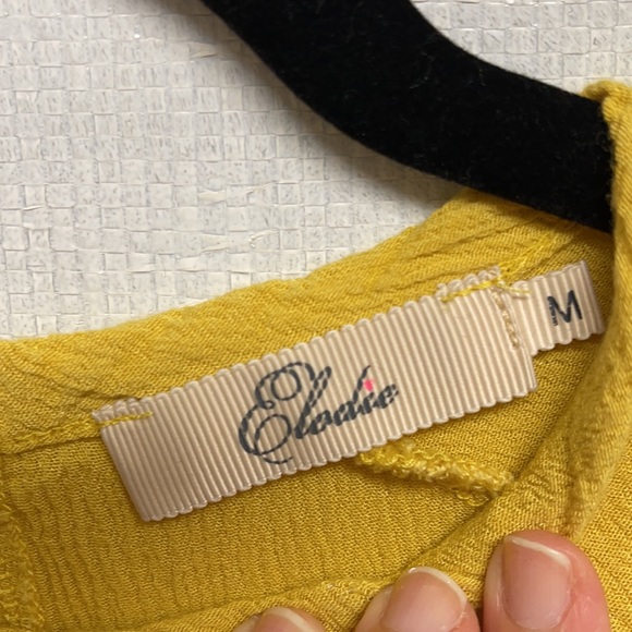 Anthropologie Elodie Embroidered Top - Picture 3 of 7